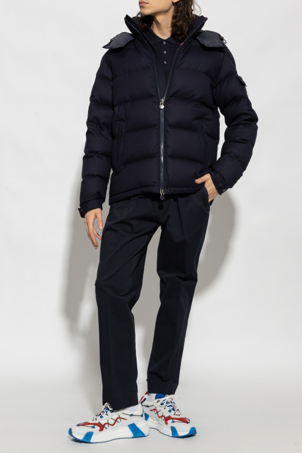 Navy blue 'Montgenevre' down jacket Moncler - Hooded Short Sleeve